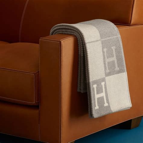 hermes blanket on couch|hermes blanket beige.